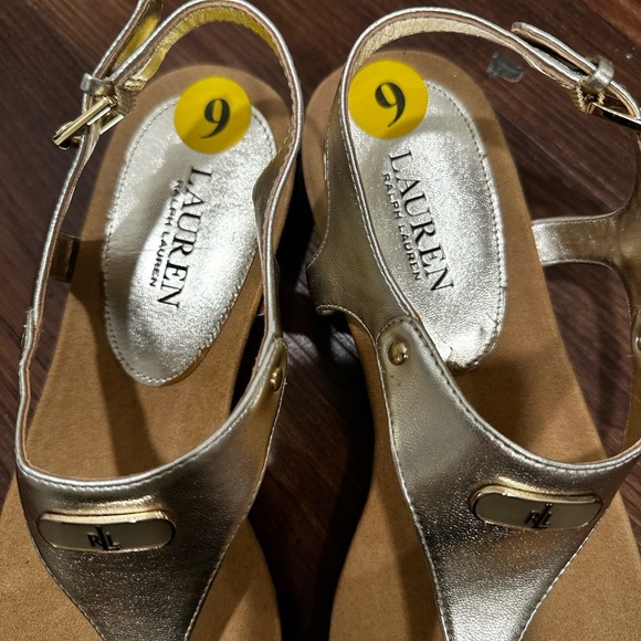 Ralph Lauren Strappy Sandals Size 9 - Picture 2 of 8